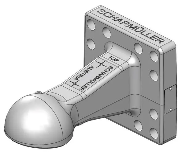 Towing eye ball K80® 160x160 6t ISO 24347