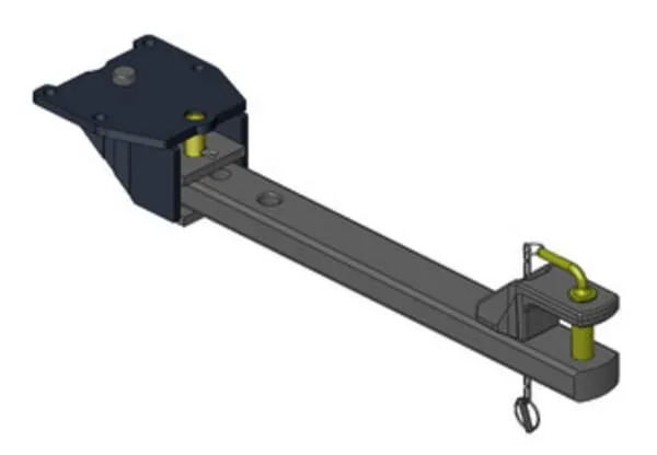 Drawbar NRS. Case Puma 165-230 / Steyr CVT 6165-6230