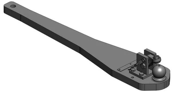 Heavy Duty Drawbar K80® suitable for John Deere 8000, 8010, 8020, 8030, 8R, 8RT