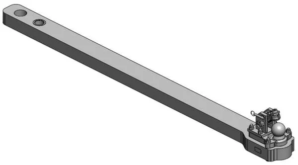Heavy Duty Drawbar K80® suitable for John Deere 9470RX, 9520RX, 9570RX, 9620RX