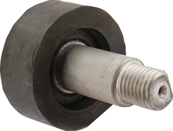 Opěrná kladka, kompletní, pogumovaná