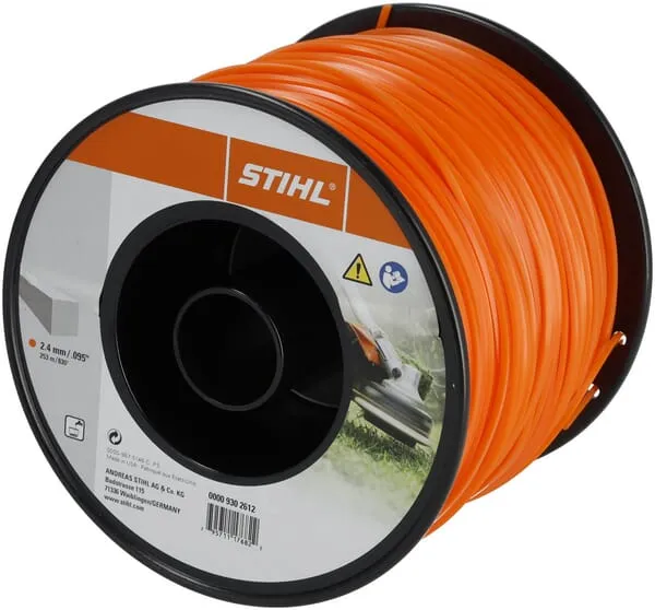 Čtvercová struna do vyžínače Ø 2,4 mm x 253,0 m