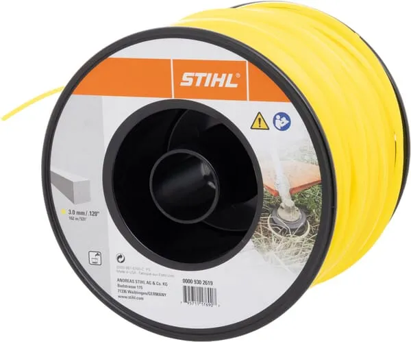 Struna do vyžínače čtvercová Ø 3,0 mm x 162,0 m