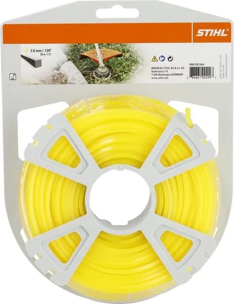 Struna do vyžínače čtvercová Ø 3,0 mm x 53,0 m