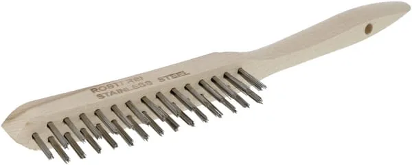 Drátěný kartáč 2řadý, nerezová ocel