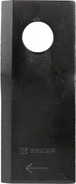 Nůž rotační sekačky rotace vpravo 115 x 48 x 4 mm; otvor Ø 19 mm; vhodný pro Claas; 25 ks/bal.