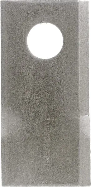 Nůž rotační sekačky rotace vpravo 100 x 48 x 3 mm; otvor Ø 19 mm; vhodný pro Claas; 25 ks/bal.