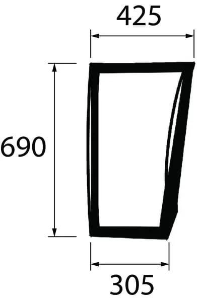 Přední okno spodní
