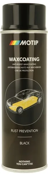 Ochranný prostředek proti korozi, na bázi vosku, černý, 500 ml