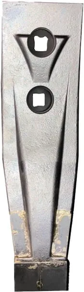 Radlice kultivátoru s karbidovými deskami, 2 otvory