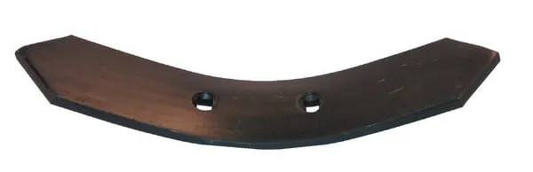 Radlice kultivátoru 368x75x10 mm, otočná, zahnutá, 2 otvory, vhodná pro Bomford