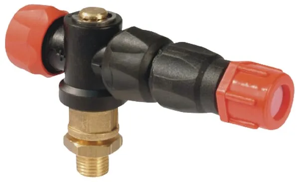 Držák trysky s regulovatelnou hlavou, bez pojistce proti odkapávání