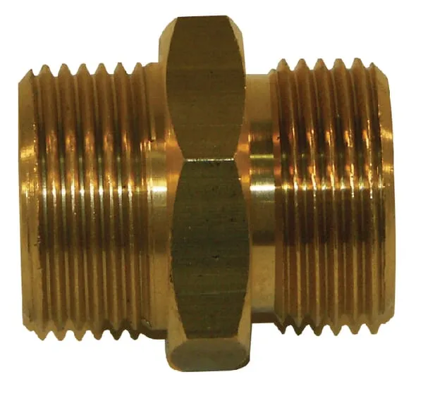 Dvojitá vsuvka mosazná 3/4"