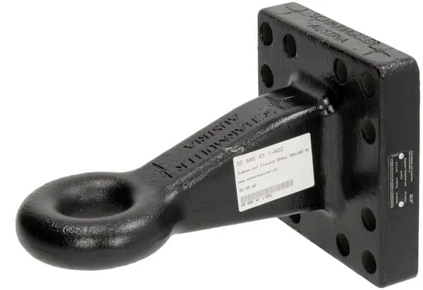 Towing Eye diameter 50mm 160x160 4t DIN 9678-2