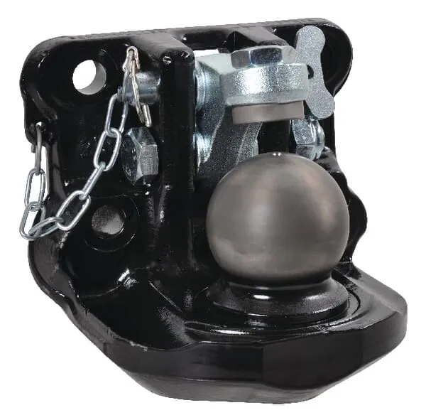 K80 Ball Hitch, 160x100mm, M20, 4-hole mounting