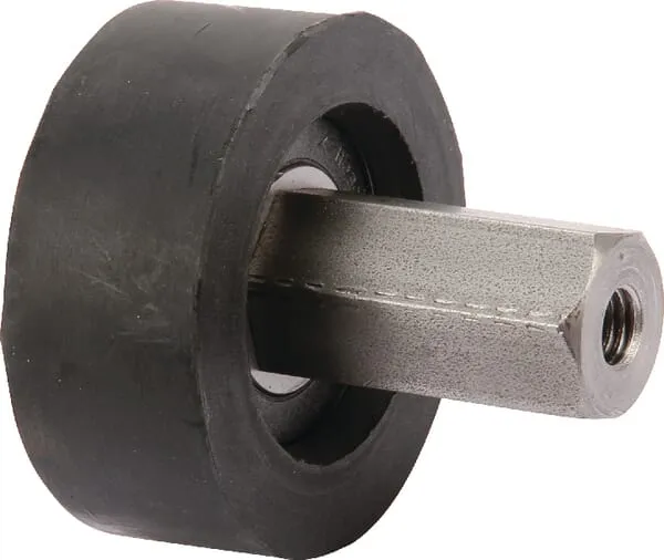 Opěrná kladka, kompletní, pogumovaná