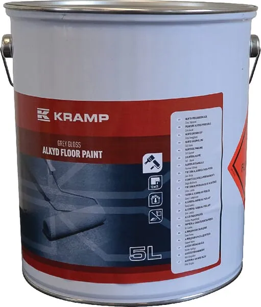 Šedý alkydový nátěr na podlahy