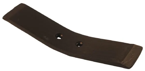 Radlice kultivátoru 355x75x12 mm, otočná, zahnutá, 2 otvory, vhodná pro Bomford