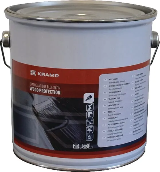 Ochranná barva na dřevo 2,5 l, modrá