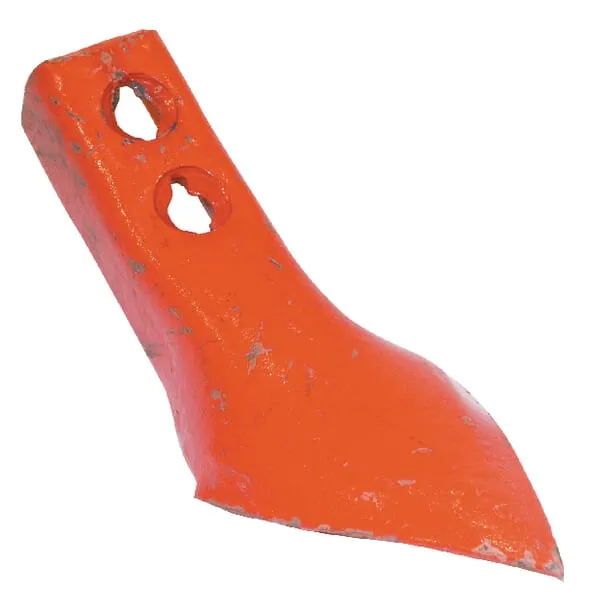 Radlice kultivátoru 235x90x7 mm, zahnutá, 2 otvory, vhodná pro Niemeyer