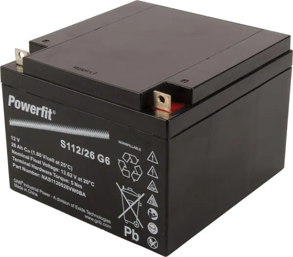 Akumulátor 12V 25Ah > = 26Ah