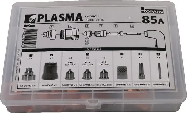 Box s díly pro plazmovou řezačku GYS