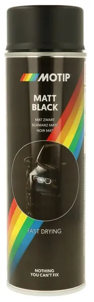 Lak černý, matný, 500ml