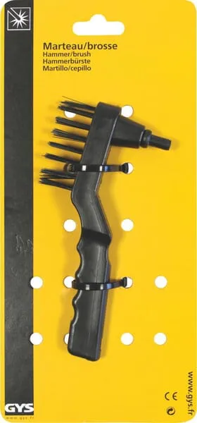 Kladívko na strusku s kartáčem