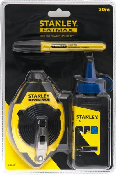 Prášek a 30m značkovací šňůra