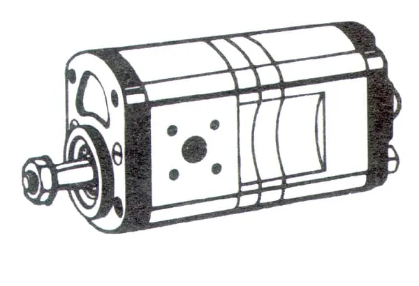 Hydraulické čerpadlo 11+8 ccm Bosch Rexroth