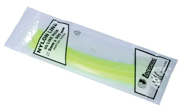 Žací struna, žlutá, 3,3 mm, 0,3 m