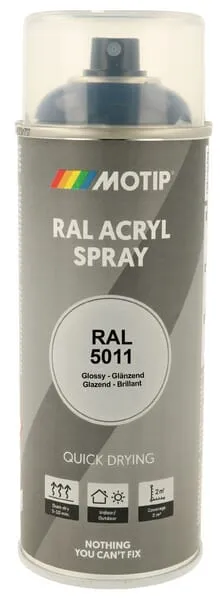 RAL 5011 akr. sprej ocel.modrá