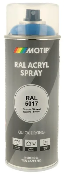 Barva ve spreji RAL5017 dopravní modř