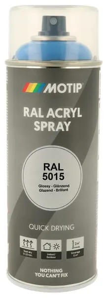 Barva ve spreji RAL 5015 nebesky modrá