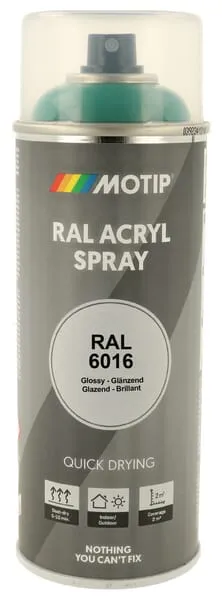 Barva ve spreji RAL 6016 tyrkysová