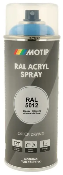 Barva ve spreji RAL 5012 světle modrá
