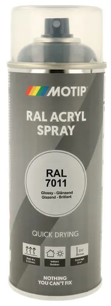 Barva ve spreji RAL 7011 ocelově šedá