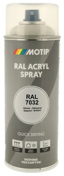 Barva ve spreji RAL 7032 štěrková šedá