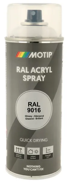 RAL 9016 akr.sprej doprav.bílá