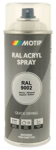 Barva ve spreji RAL 9002 šedobílá