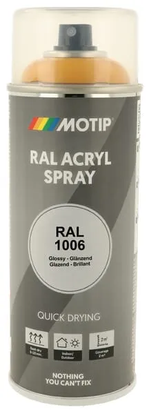 Barva ve spreji RAL 1006 kukuřičná žlutá