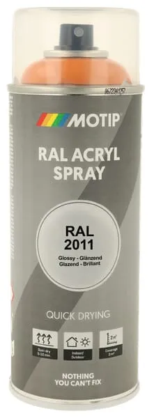 Barva ve spreji RAL 2011 tmavěoranžová