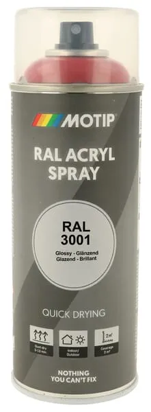 RAL 3001 akr.sprej sign.červ.