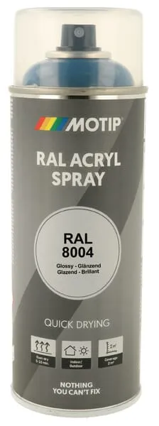 Barva ve spreji RAL 8004 měděná