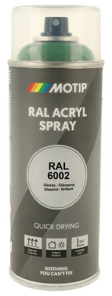 Barva ve spreji RAL 6002 listová zeleň