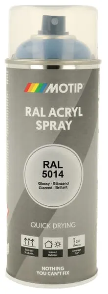 Barva ve spreji RAL5014 holubí šeď