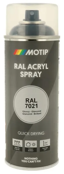 RAL 7021 sprej černošedá