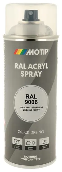 Barva ve spreji RAL 9006 stříbrná