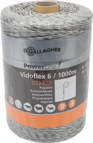 Vidoflex 6 bílý 1000 m