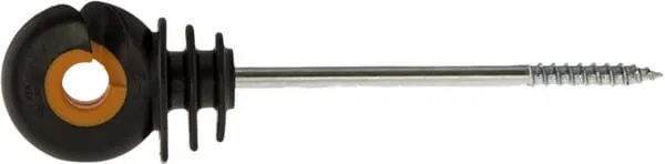 Distanční izolátor černý, délka šroubu 100 mm, 20 ks, Gallagher